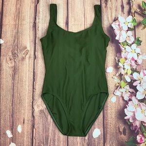 Ribbed Sexy Open Back Onepiece Swimsuit 1090JO